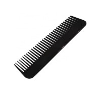 High-end Quality Mirror Polishing Vacuum Black Plating Laser Cutting Stamping Stainless Steel Comb /Custom Metal Hair Comb